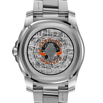 Breitling Aerospace B70 Orbiter 25th Anniversary 43mm Mens Watch Orange Titanium EB70101A1O1E1 – Image 2