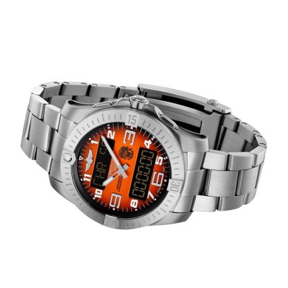 Breitling Aerospace B70 Orbiter 25th Anniversary 43mm Mens Watch Orange Titanium EB70101A1O1E1 – Image 4