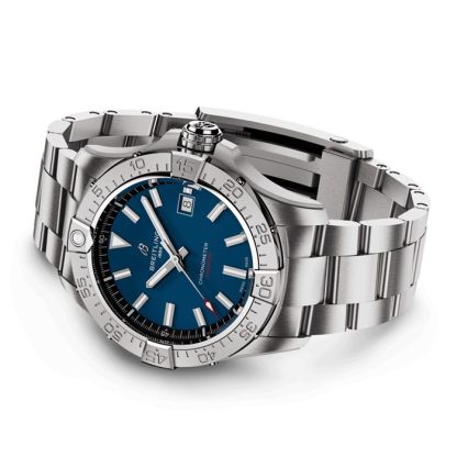 Breitling Avenger Automatic 42mm Montre Homme Bleu Acier Inoxydable A17328101C1A1 – Image 4