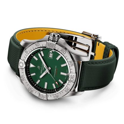 Breitling Avenger Automatic 42mm Montre Homme Cuir Vert A17328101L1X1 – Image 4