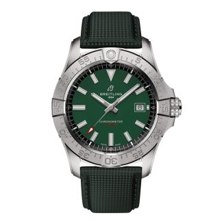 Breitling Avenger Automatic 42mm Montre Homme Cuir Vert A17328101L1X1