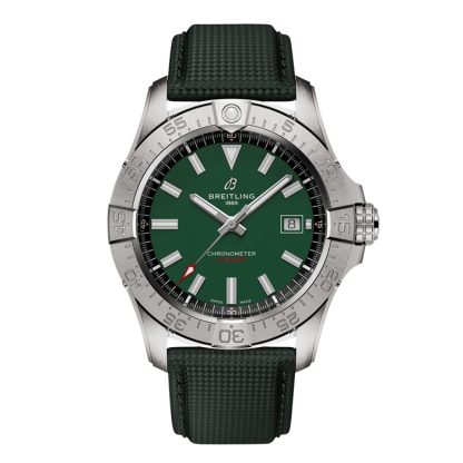 Breitling Avenger Automatic 42mm Montre Homme Cuir Vert A17328101L1X1