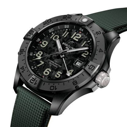 Breitling Avenger Automatic 44 mm Night Mission Montre Homme Cuir Vert S32320101B1X1 – Image 2