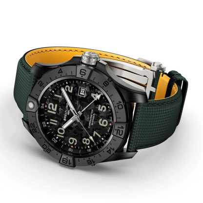 Breitling Avenger Automatic 44 mm Night Mission Montre Homme Cuir Vert S32320101B1X1 – Image 3