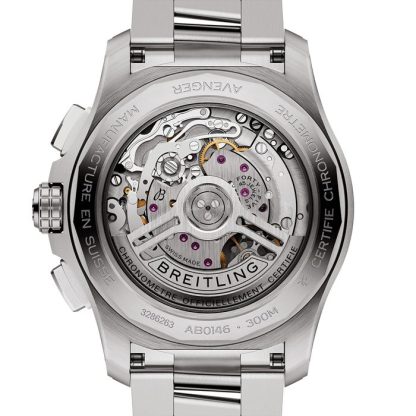 Breitling Avenger B01 Chronograph 42 Montre Homme Vert Acier inoxydable AB0146101L1A1 – Image 4
