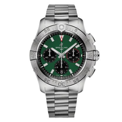 Breitling Avenger B01 Chronograph 42 Montre Homme Vert Acier inoxydable AB0146101L1A1