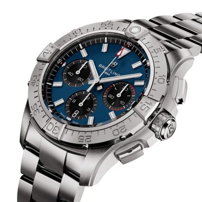 Breitling Avenger B01 Chronograph 42 Montre homme bleu en acier inoxydable AB0146101C1A1 – Image 2