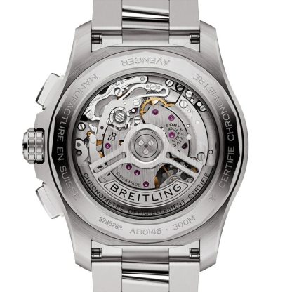 Breitling Avenger B01 Chronograph 42 Montre homme bleu en acier inoxydable AB0146101C1A1 – Image 4