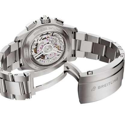 Breitling Avenger B01 Chronograph 42 Montre homme bleu en acier inoxydable AB0146101C1A1 – Image 5
