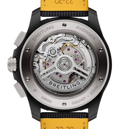 Breitling Avenger B01 Chronograph 44mm Night Mission Mens Watch Black SB0147101B1X1 – Image 2