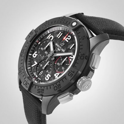 Breitling Avenger B01 Chronograph 44mm Night Mission Mens Watch Black SB0147101B1X1 – Image 5