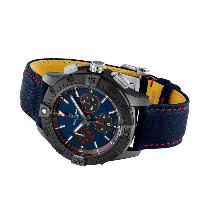 Breitling Avenger B01 Chronograph Red Arrows 44mm Montre Homme Bleu SB01475A1C1X1 – Image 4