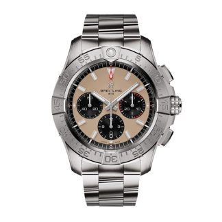 Breitling Avenger Chronograph B01 44mm Montre Homme Beige Acier AB0147101A1A1