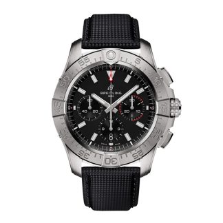 Breitling Avenger Chronograph B01 44mm Montre Homme Cuir Noir AB0147101B1X1