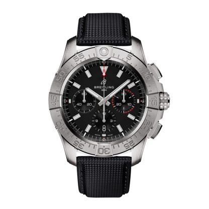 Breitling Avenger Chronograph B01 44mm Montre Homme Cuir Noir AB0147101B1X1