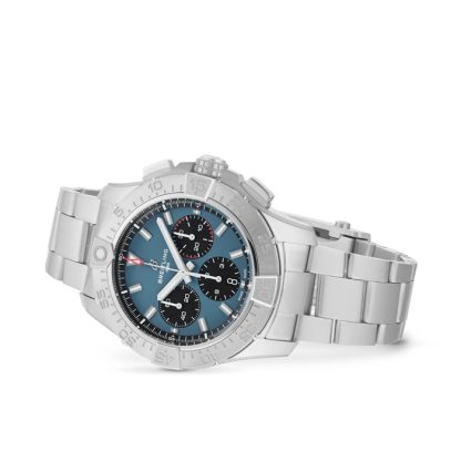 Breitling Avenger Chronograph B01 44mm Montre Hommes Bleu Acier AB0147101C1A1 – Image 3
