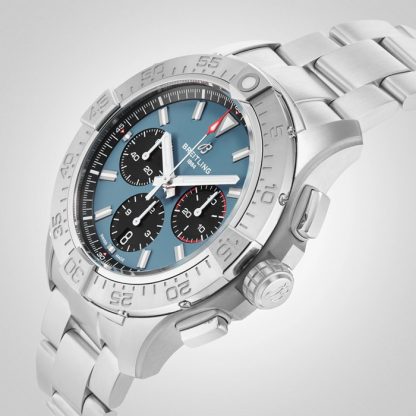 Breitling Avenger Chronograph B01 44mm Montre Hommes Bleu Acier AB0147101C1A1 – Image 5