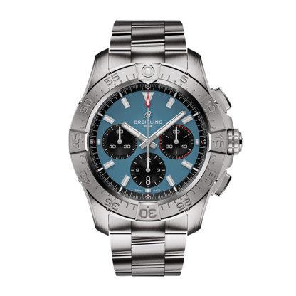 Breitling Avenger Chronograph B01 44mm Montre Hommes Bleu Acier AB0147101C1A1