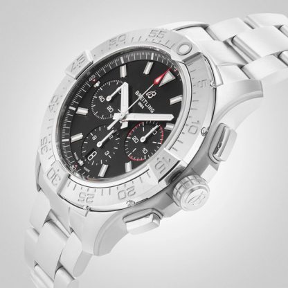 Breitling Avenger Chronograph B01 44mm Montre Hommes Noir Acier AB0147101B1A1 – Image 5