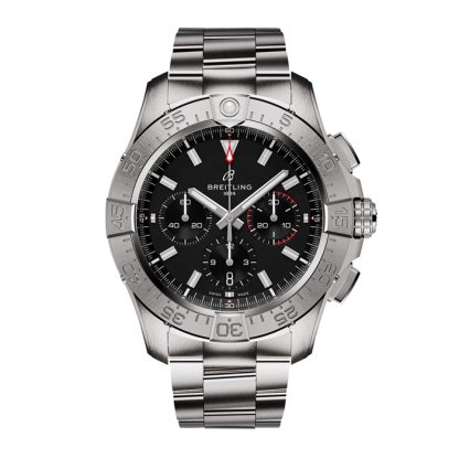 Breitling Avenger Chronograph B01 44mm Montre Hommes Noir Acier AB0147101B1A1