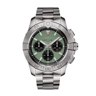 Breitling Avenger Chronograph B01 Montre Hommes 44mm Acier Vert AB0147101L1A1