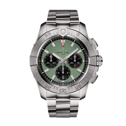 Breitling Avenger Chronograph B01 Montre Hommes 44mm Acier Vert AB0147101L1A1