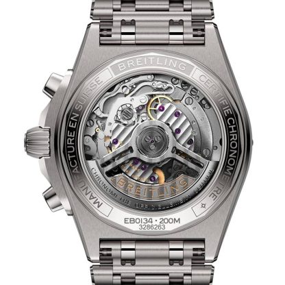 Breitling Chronomat B01 42mm Montre Homme Gris Titane EB0134101M1E1 – Image 2
