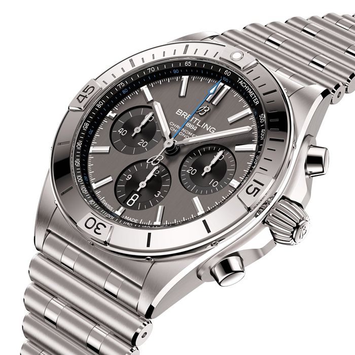 Breitling Chronomat B01 42mm Montre Homme Gris Titane EB0134101M1E1 – Image 3