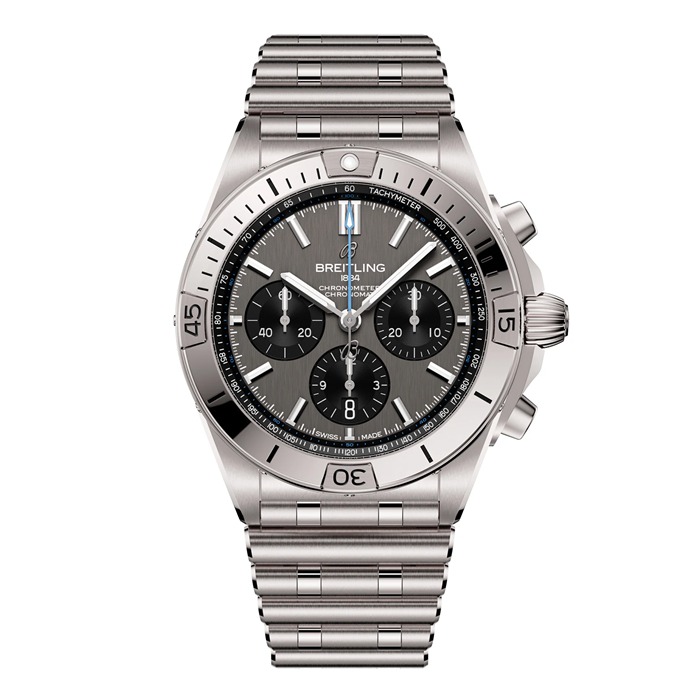 Breitling Chronomat B01 42mm Montre Homme Gris Titane EB0134101M1E1