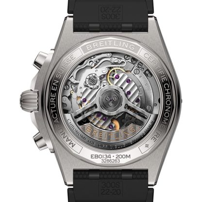 Breitling Chronomat B01 42mm Montre Hommes Caoutchouc Gris EB0134101M1S1 – Image 2