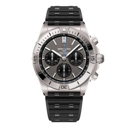 Breitling Chronomat B01 42mm Montre Hommes Caoutchouc Gris EB0134101M1S1
