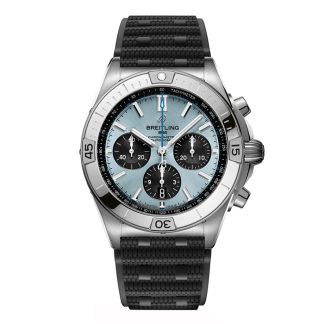Breitling Chronomat B01 Chronograph 42mm Montre Homme Caoutchouc Bleu PB0134101C1S2
