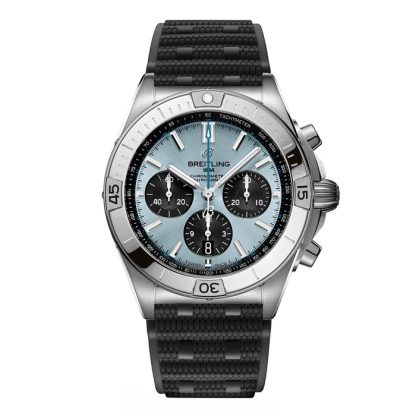 Breitling Chronomat B01 Chronograph 42mm Montre Homme Caoutchouc Bleu PB0134101C1S2