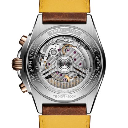 Breitling Chronomat B01 Triumph 42mm Montre Homme Gris TB0134101M1X1 – Image 2