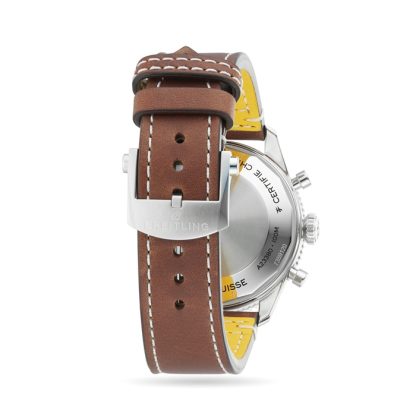 Breitling Classic AVI Chronograph 42 Curtiss P-40 Warhawk Montre à bracelet cuir A233802A1L1X1 – Image 5
