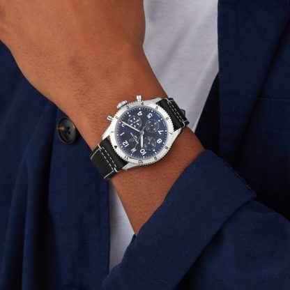 Breitling Classic AVI Chronograph 42 Tribute to Vought F4U Corsair Montre à bracelet cuir A233801A1C1X1 – Image 3
