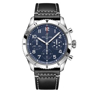 Breitling Classic AVI Chronograph 42 Tribute to Vought F4U Corsair Montre à bracelet cuir A233801A1C1X1