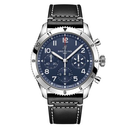 Breitling Classic AVI Chronograph 42 Tribute to Vought F4U Corsair Montre à bracelet cuir A233801A1C1X1