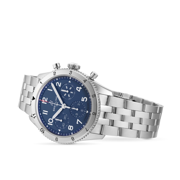 Breitling Classic AVI Chronograph 42 Tribute to Vought F4U Corsair Montre en acier inoxydable A233801A1C1A1 – Image 4