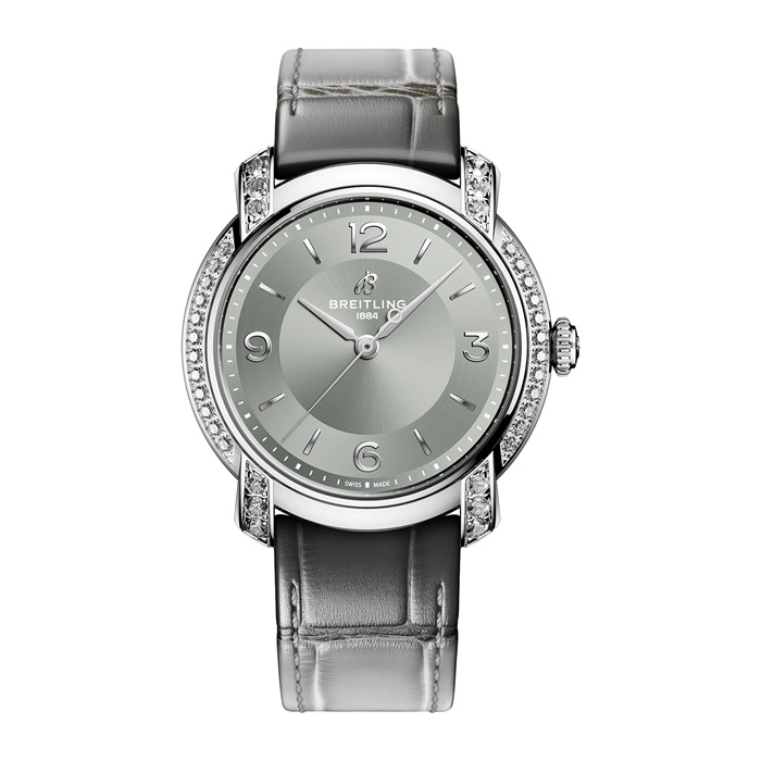 Breitling Lady Premier 36mm Montre Femme Gris A10310671M1P1