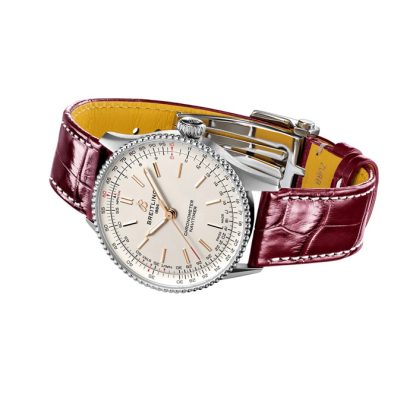 Breitling Montre Femme Navitimer 36mm Alligator Argent A17327211G1P1 – Image 4
