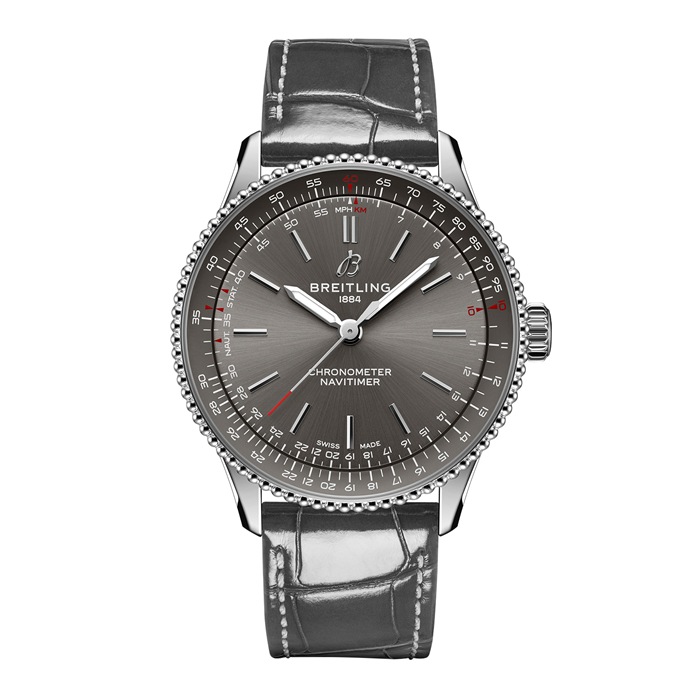 Breitling Montre Femme Navitimer 36mm Alligator gris A17327381B1P1