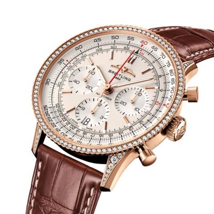 Breitling Montre Hommes Navitimer Chronograph 41mm Cadran Crème RB0139631G1P1 – Image 2