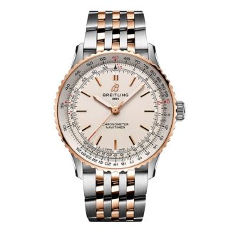 Breitling Navitimer Automatic 41mm Montre Homme Argent Acier Inoxydable et Or Rouge 18k U17329F41G1U1