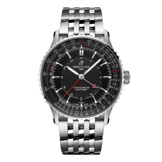 Breitling Navitimer Automatic GMT 41mm Montre Homme Acier inoxydable noir A32310251B1A1