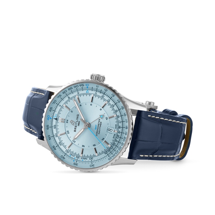 Breitling Navitimer Automatic GMT 41mm Montre Homme Bleu clair A32310171C1P1 – Image 3