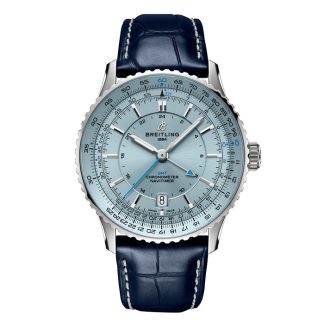 Breitling Navitimer Automatic GMT 41mm Montre Homme Bleu clair A32310171C1P1