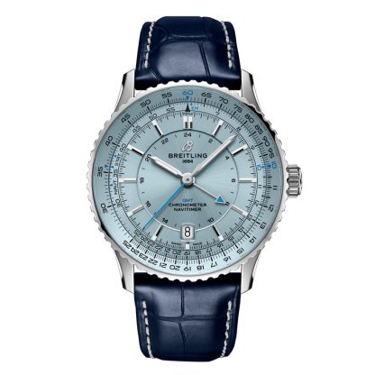 Breitling Navitimer Automatic GMT 41mm Montre Homme Bleu clair A32310171C1P1