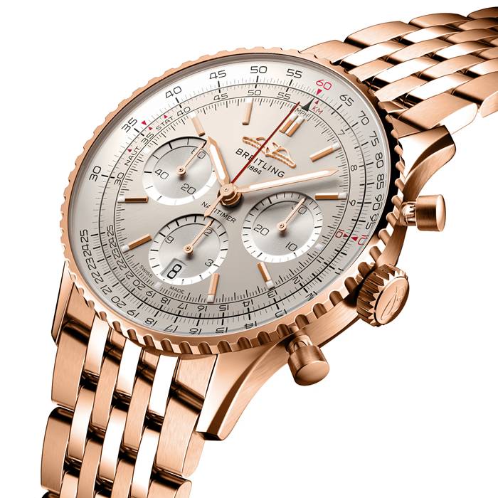 Breitling Navitimer B01 Chronograph 41 Montre en or rouge 18 carats RB0139211G1R1 – Image 2