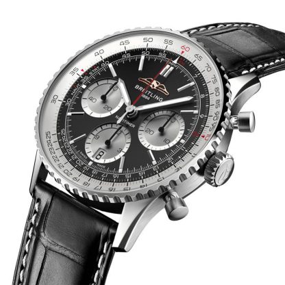 Breitling Navitimer B01 Chronograph 41mm Mens Watch Black AB0139211B1P1 – Image 2